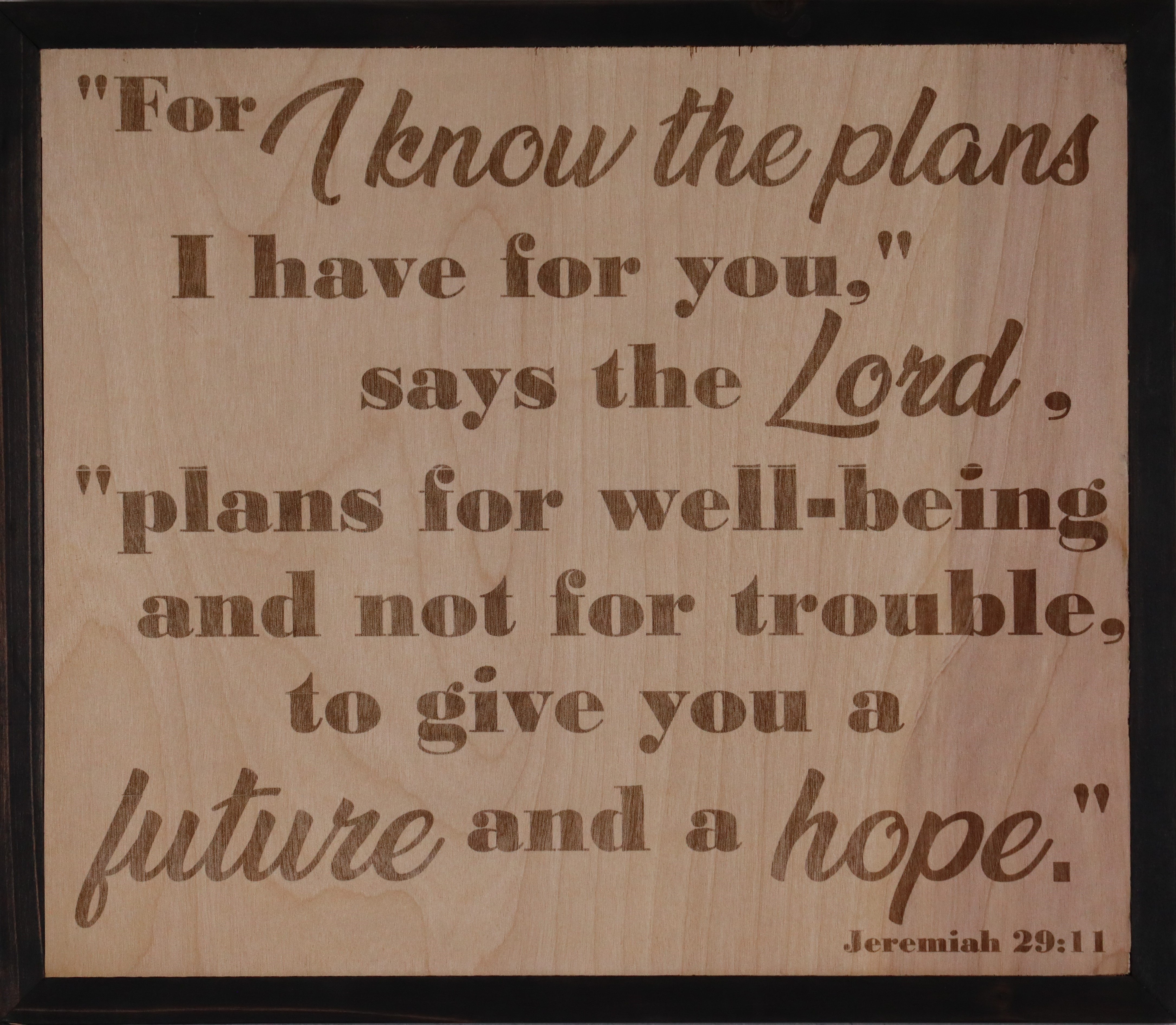 Jeremiah 29:11